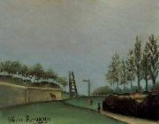 Henri Rousseau Fortification Porte de Vanves painting